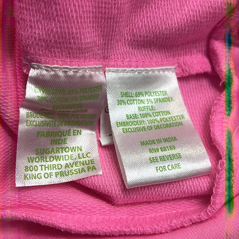 Sweatshirt - Lilly Pulitzer Deva Sweatshirt- pink shandy LP28 - Picture 10 of 11